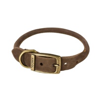 British imported Ancol anchoer-North leather round collar royal blue purple two color