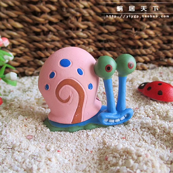 Buy 2 - share Sponge Bob Series Resident Crab Breeding Box Screen Decorated Aquarium Fish Bowl Cartoon Set