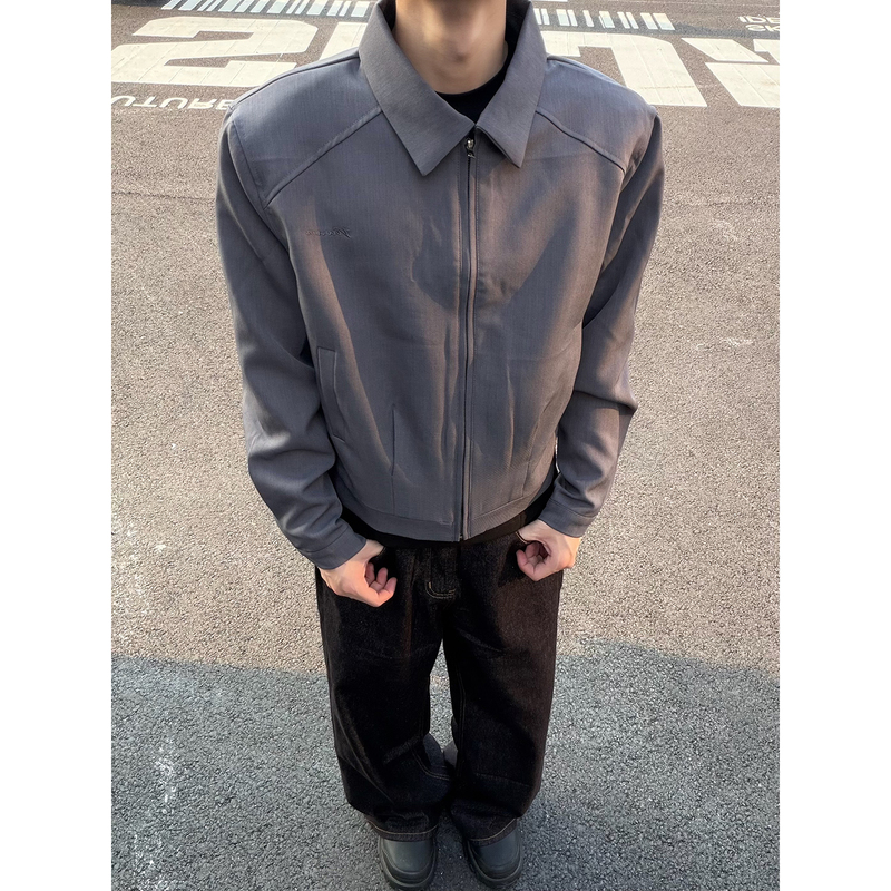 Wthp American-Style Cleanfit Suit Detachable Shoulder Pad Jacket for Men and Women Boxy Lapel Short Top Wthp American-Style Cleanfit Suit Detachable Shoulder Pad Jacket for Men and Women Boxy Lapel Short Top