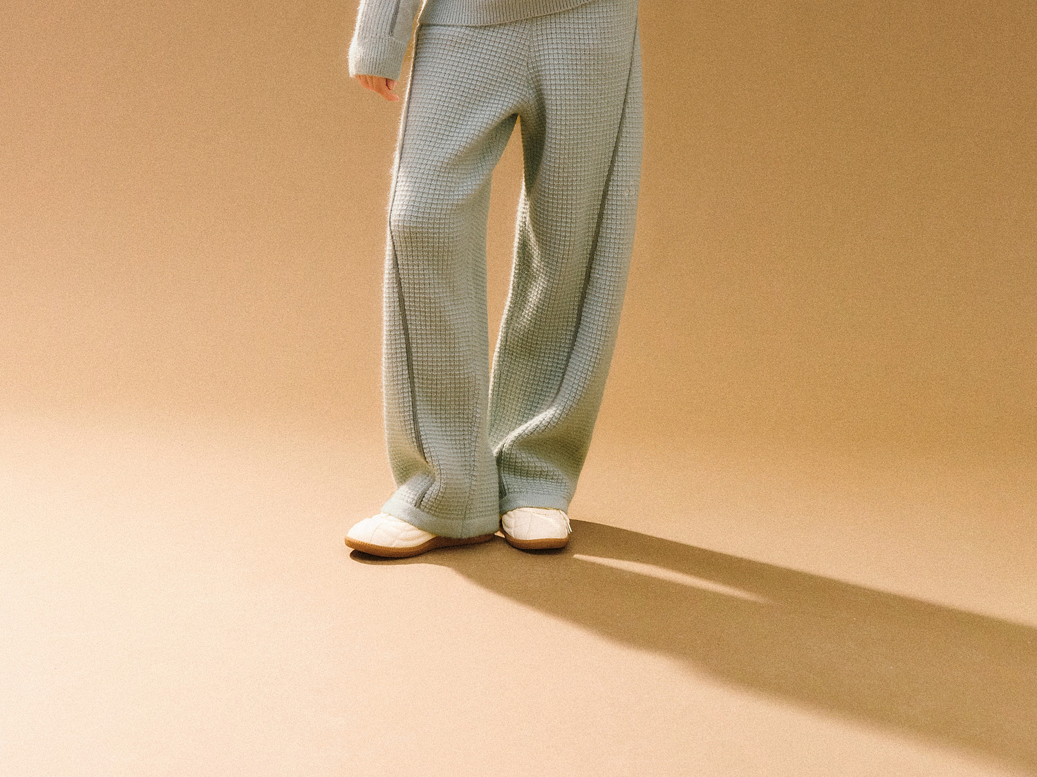 FPA Half-Zip Color-Block Jacquard Sweater