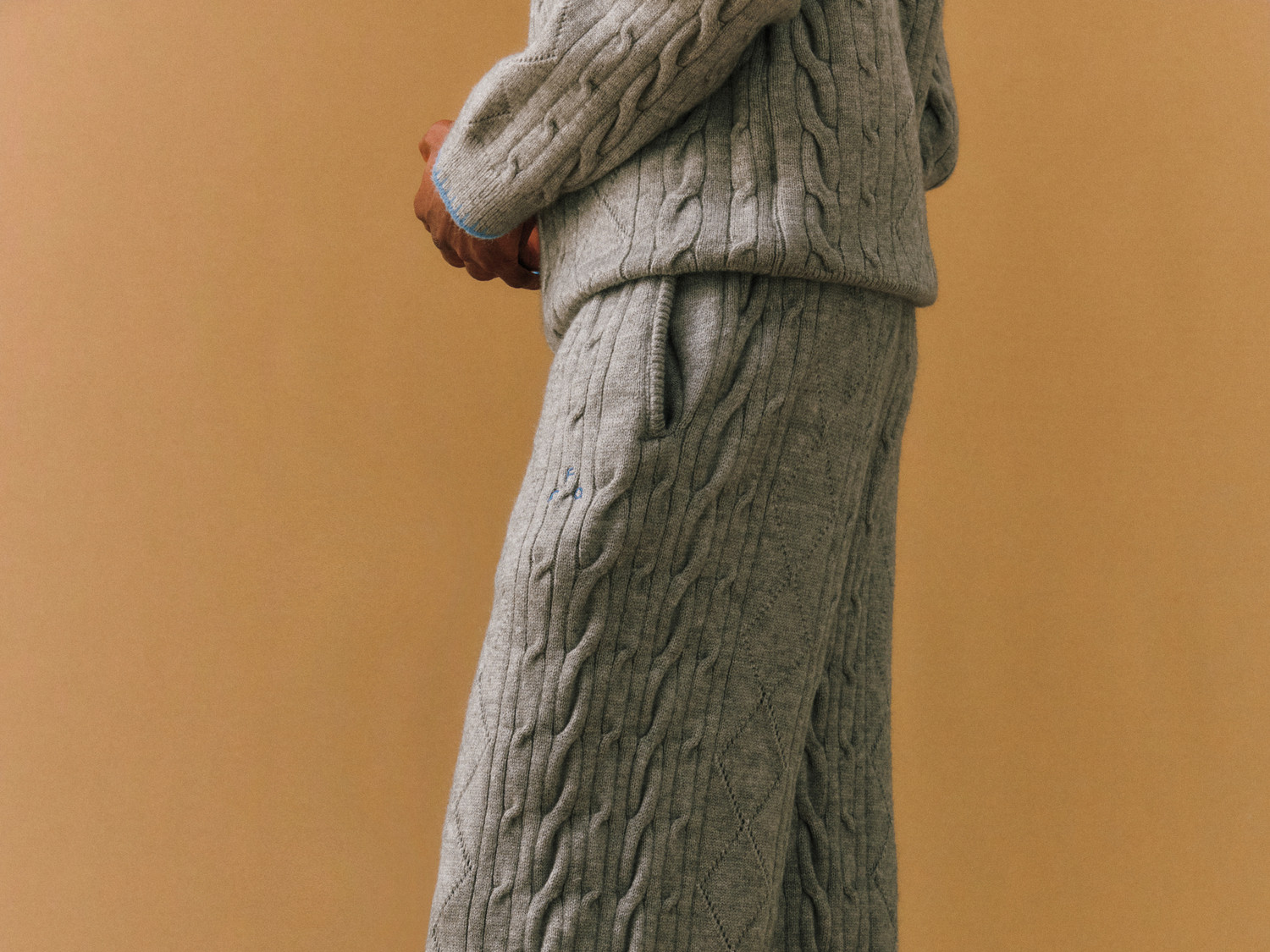 FPA Straight-Leg Cable-Knit Pants