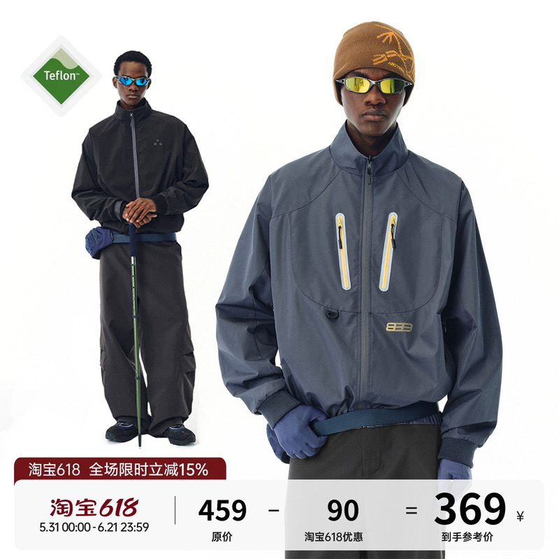 Fpa Teflon Triple-Protection Reversible Jacket American Style Spring and Autumn Loose Windproof Functional National Trend Jacket for Men
