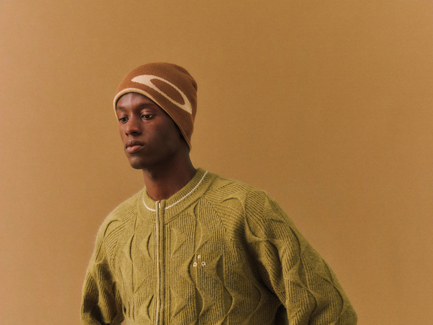 FPA Cable-Knit Zip-Up Sweater