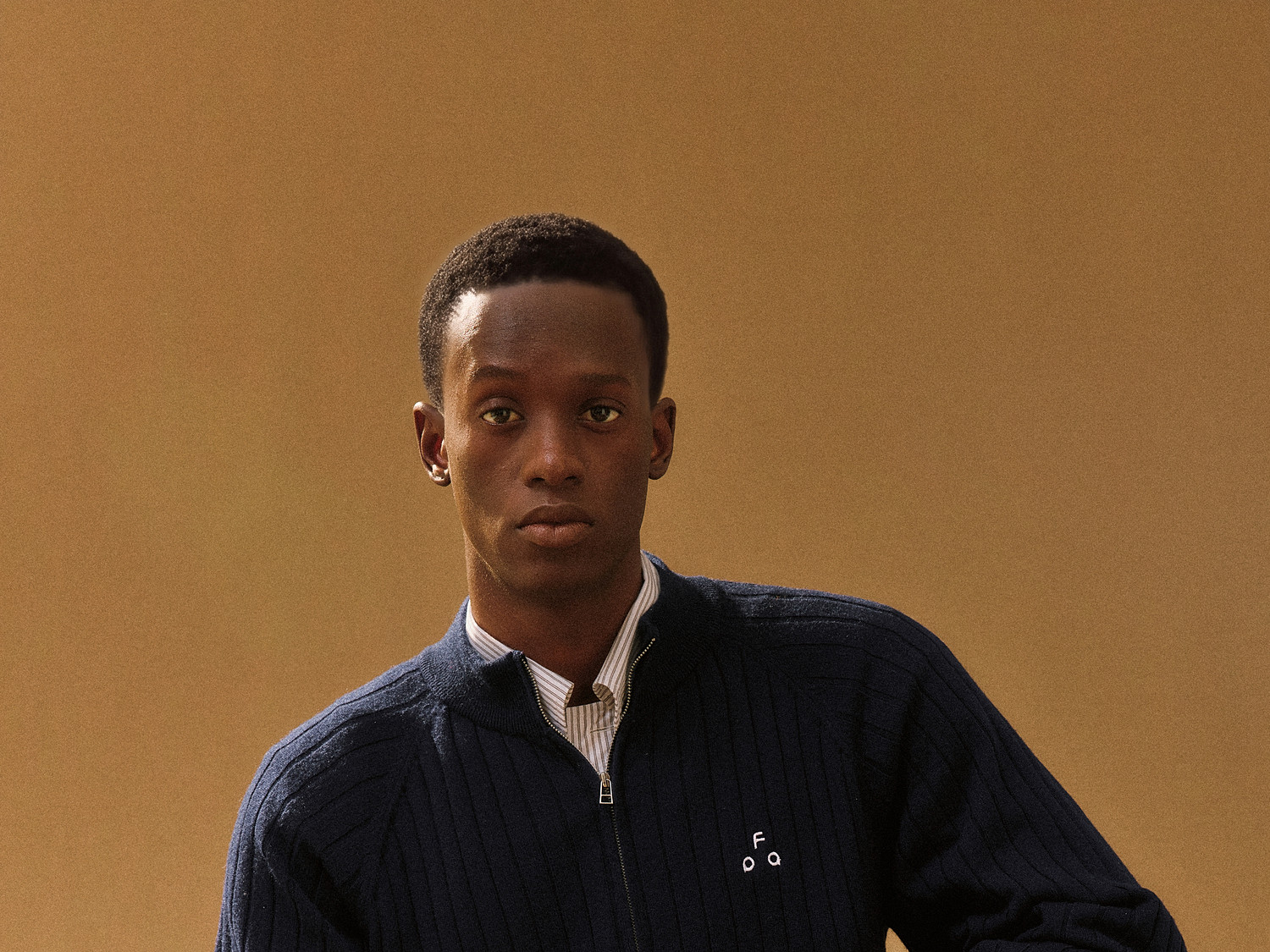 FPA Wool Ribbed Cardigan