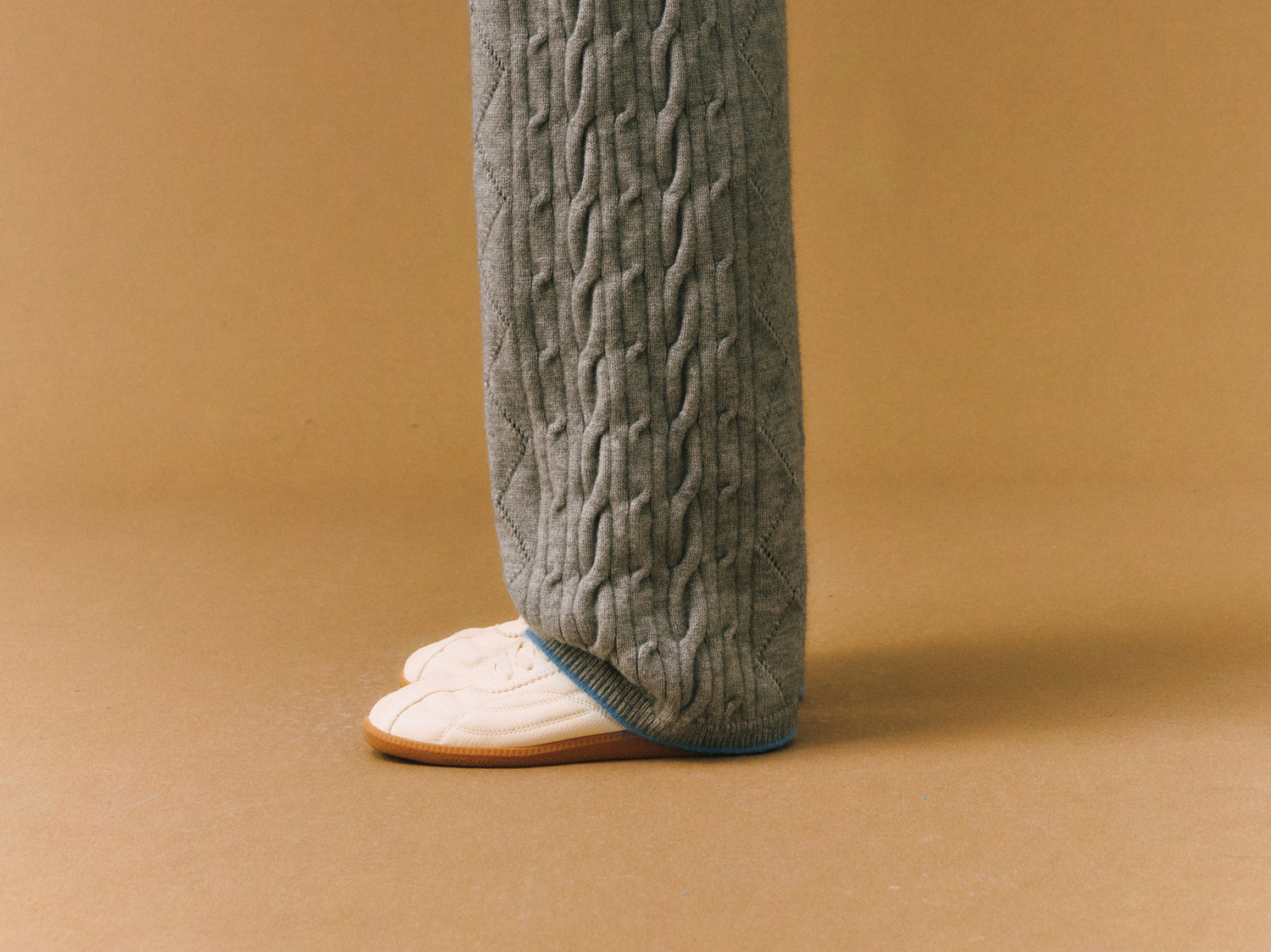 FPA Straight-Leg Cable-Knit Pants
