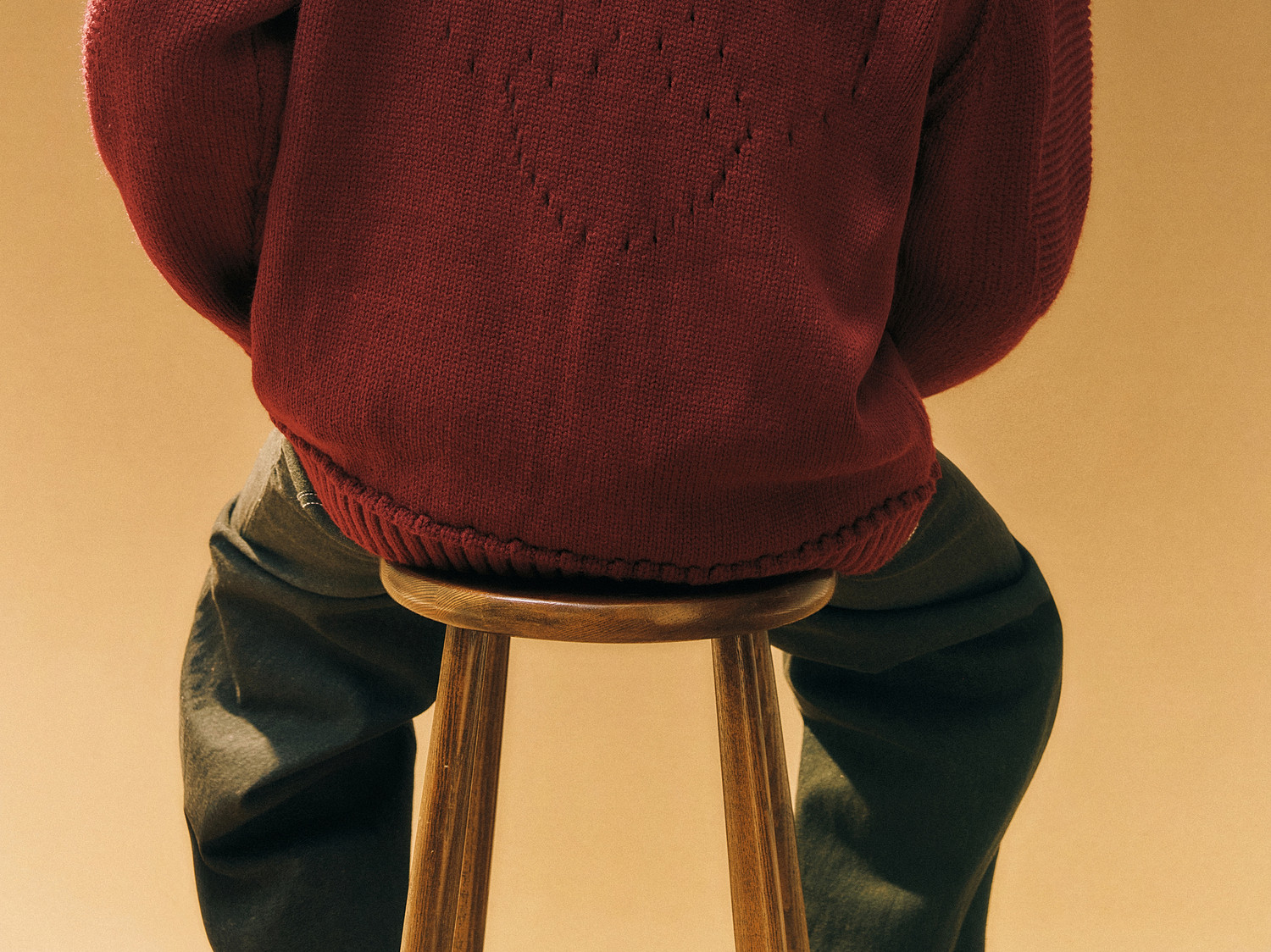 FPA Space-Dyed Zip-Up Cutout Sweater