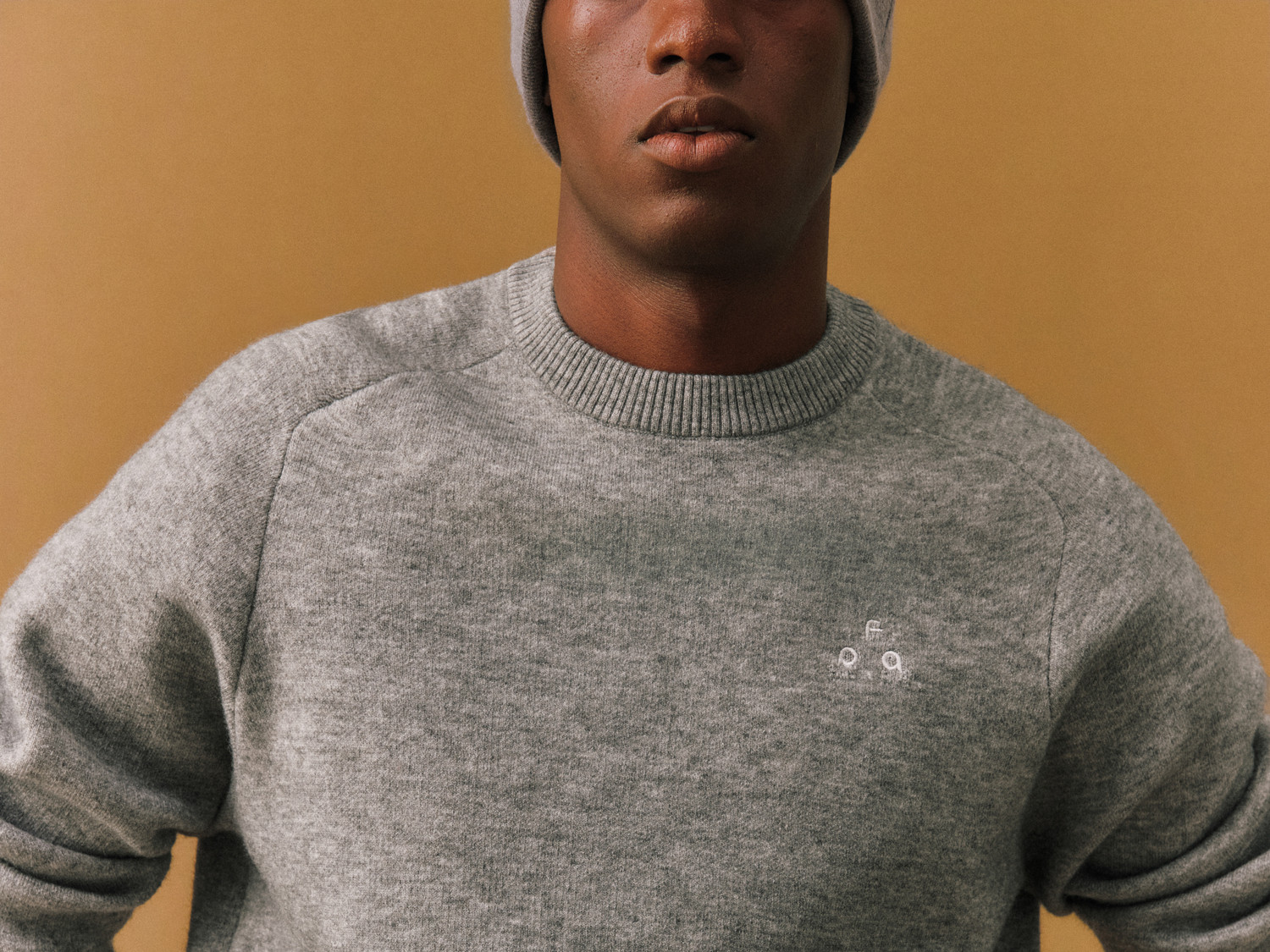 FPA Jacquard Crew Neck Raglan Sweater