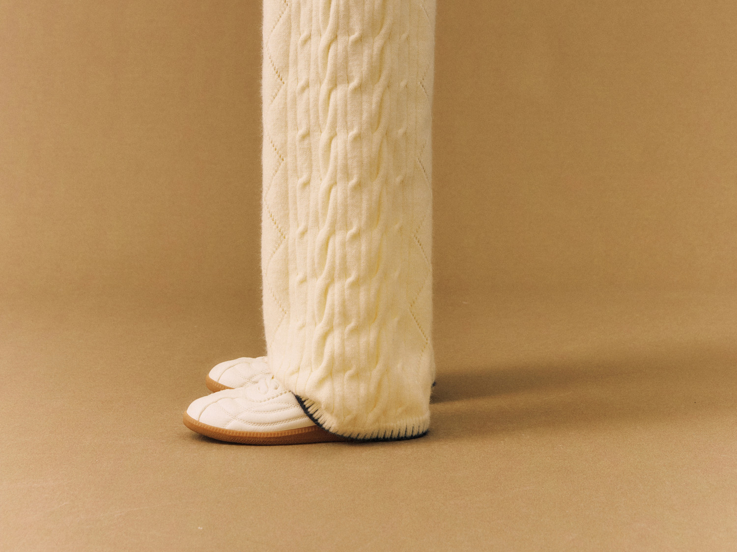 FPA Straight-Leg Cable-Knit Pants