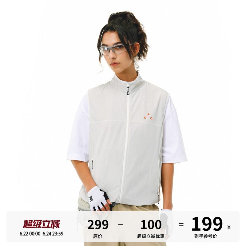 Fpa Three-Proof High Breathability Lightweight Hasso Vest Summer Zipper Sports National Trend White Sleeveless Jacket for Men Fpa Three-Proof High Breathability Lightweight Hasso Vest Summer Zipper Sports National Trend White Sleeveless Jacket for Men