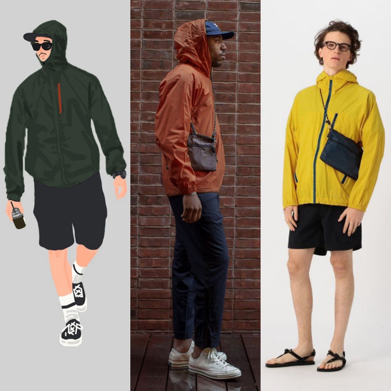 Exploratory Spirit Ultra-Light Hooded Three-Proof Functional Windbreaker
