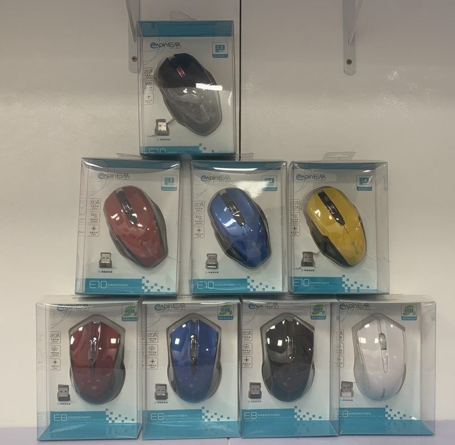 E Products Wireless Mouse E8e10 Wireless Slip Rat Desktop Notebook Wired Generic Slip Mouse 2 4G Love Shadow Both