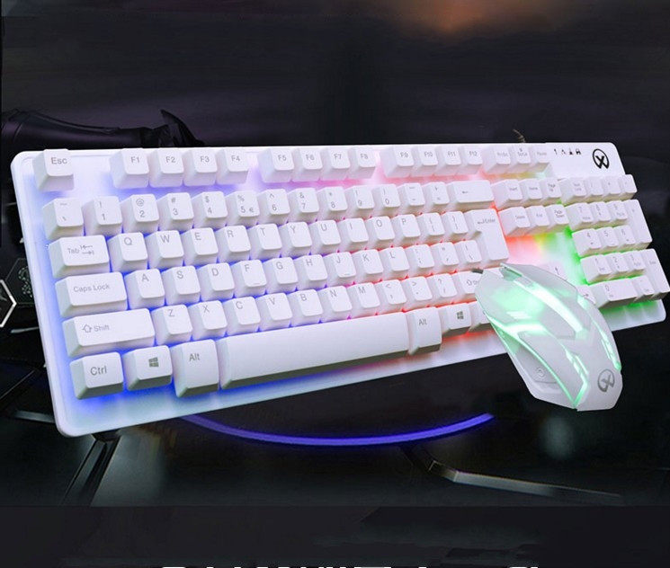 Magic Storm G160 Shepherd's Keyboard Manipulator Sensation Glowing Rat Key Game LOL Competitive Keyboard Slimy Mouse Group