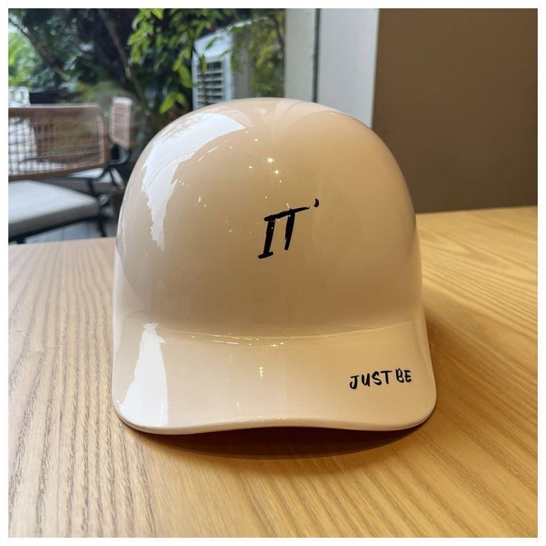 New C-Certified Electric Vehicle Sun Protection Helmet, Duckbill Cap, Half Helmet, Unisex Motorcycle and Electric Scooter Safety Helmet