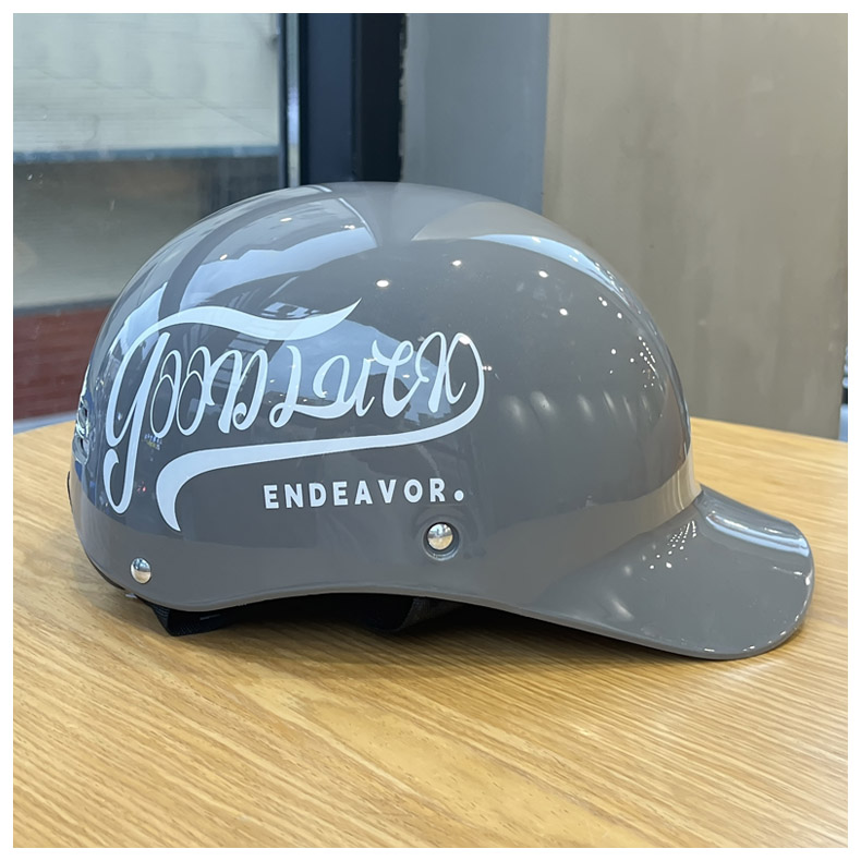 Retro Duckbill Helmet for Electric Vehicles, Motorcycles, and Motorbikes, C-Certified, Sun Protection, Unisex, Trendy, Summer Half Helmet, Safety Helmet