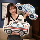 Мультяшная милая подушка, поезд, полицейская машина, скорая помощь, детская кукла для сна, подарок на день рождения