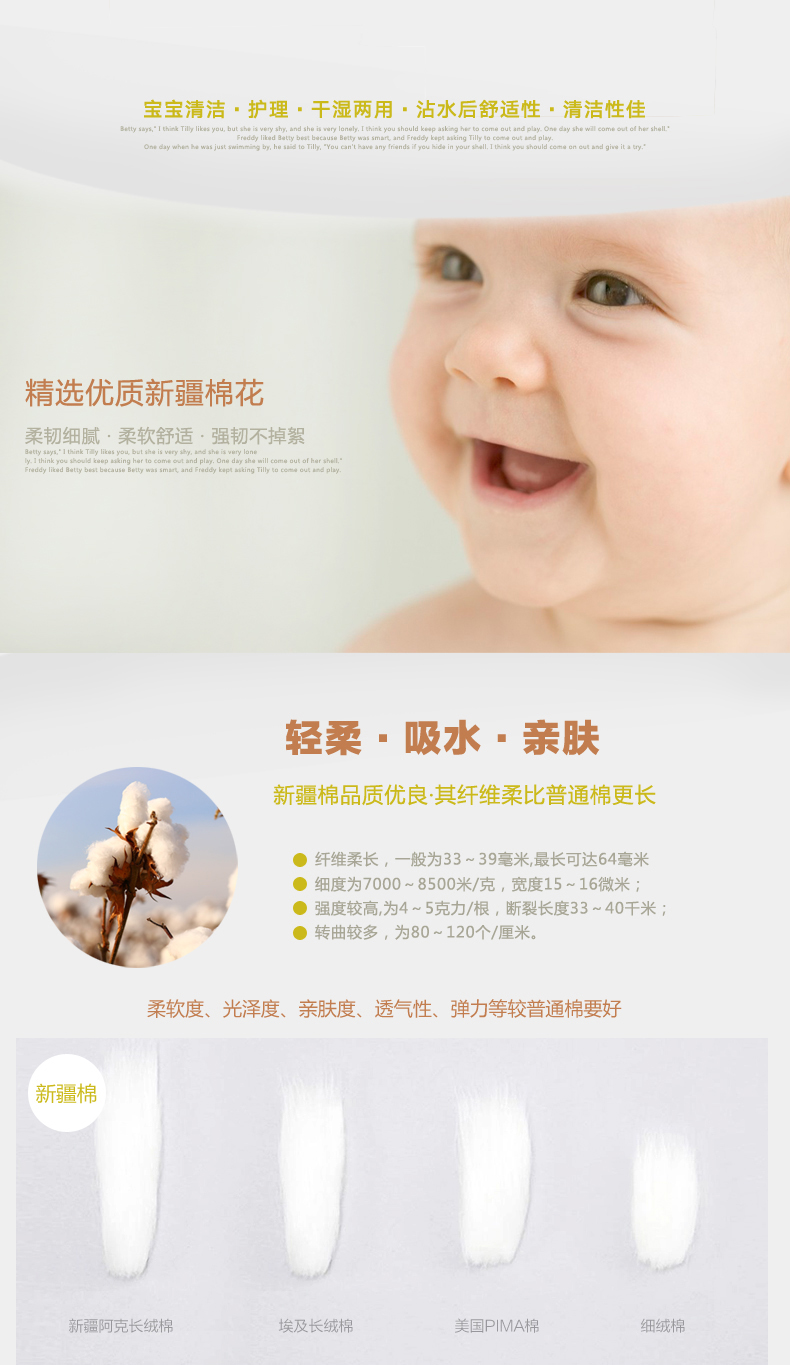 Khăn lau bông sơ sinh Wilberru Khăn lau tay cho bé dùng hai lần lau ướt cho trẻ sơ sinh giấy ướt mamamy