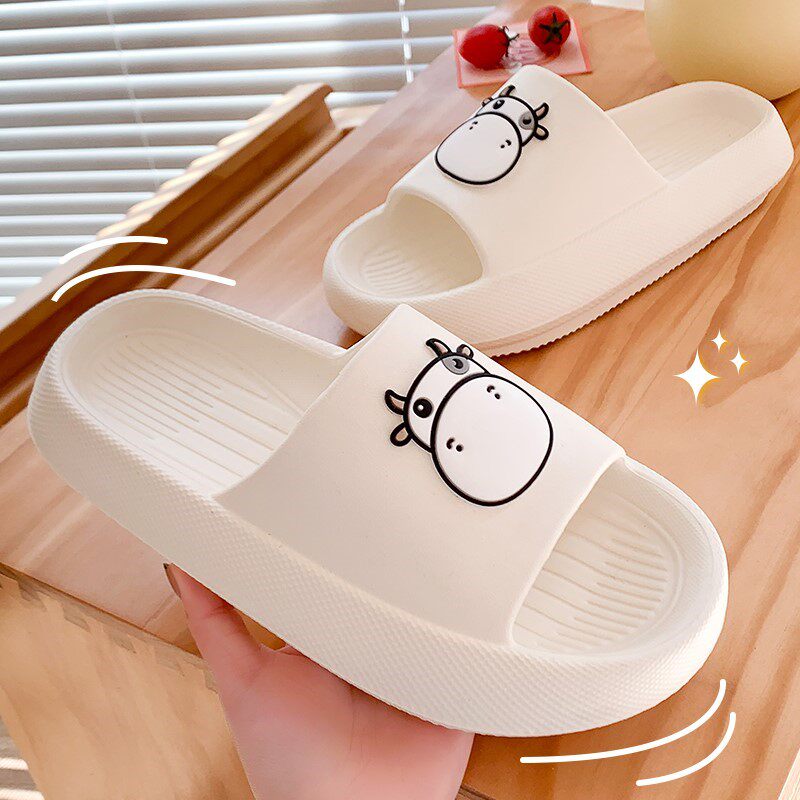 Japanese feces-feeling sandals and slippers women's indoor home bathroom bath non-slip couple cute home men's models