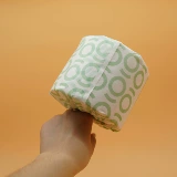 Lagom Planet Forest Forest Natural Bamboon Poy Toil 12 рулон бумажного бамбукового туалетного рулета