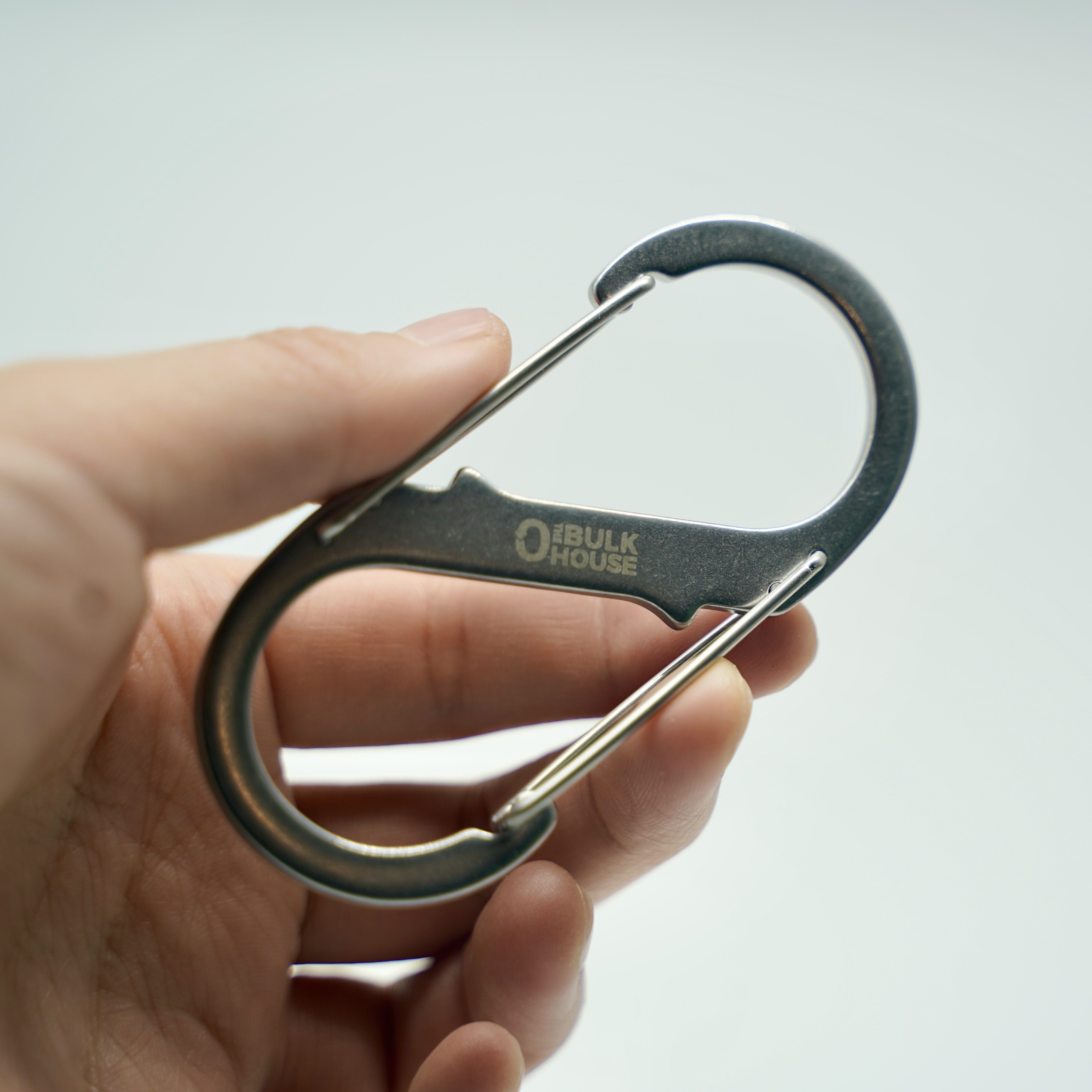 THE BULK HOUSE Stainless Steel Shoulder Bag Hanging Buckle Backpack Buckle Zero Waste