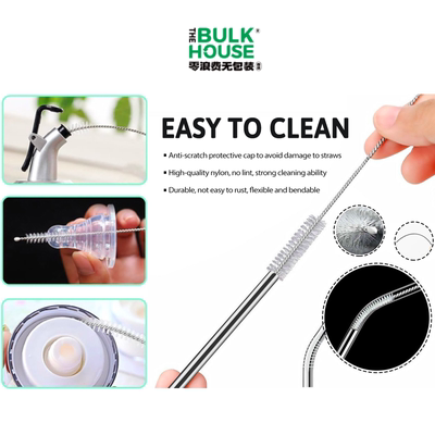 THE BULK HOUSE Straw brush Straw cleaning