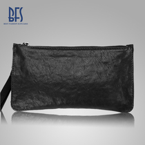 BFS mens handbag leather European and American Fashion Business Bag clutch multi-purpose wallet mens cowhide clutch bag
