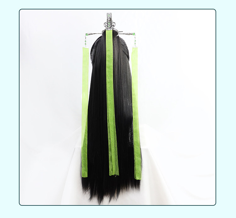 Schurke Selbstrettungssystem Shen Yuan Cosplay Kostüm Himmelsoffiziell Qi Rong Cosplay Perücke Faltfächer Licht Requisite für Halloween 4