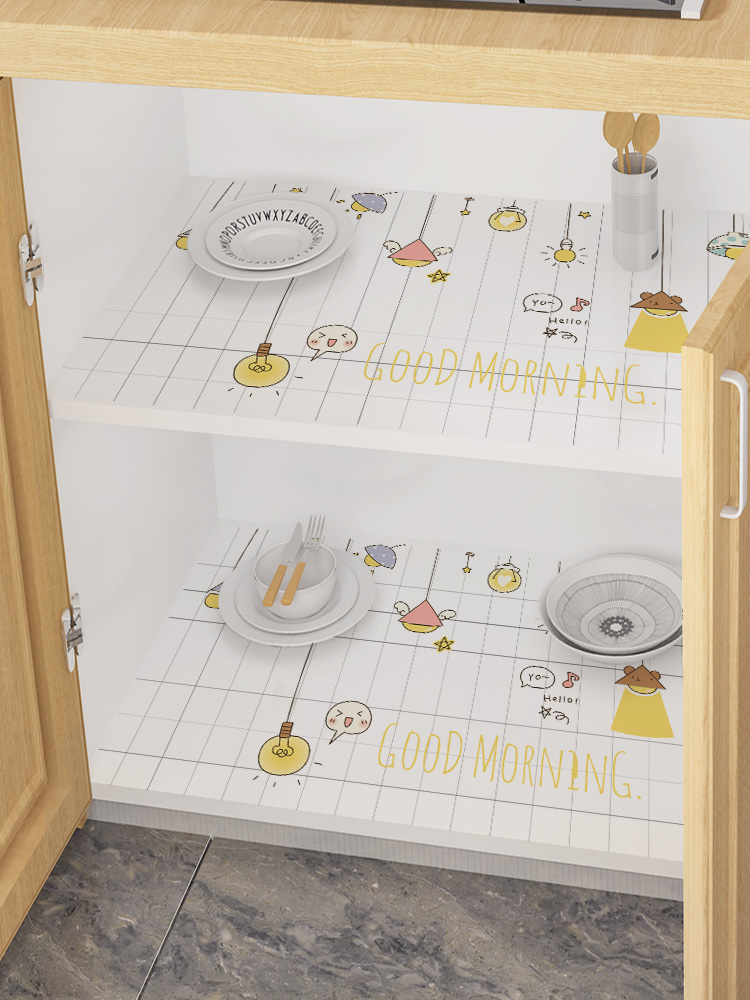 Household kitchen overall cabinet anti-oil, moisture-proof, mildew-proof wallpaper, fireproof, self-adhesive, waterproof, high temperature resistant thickened stickers