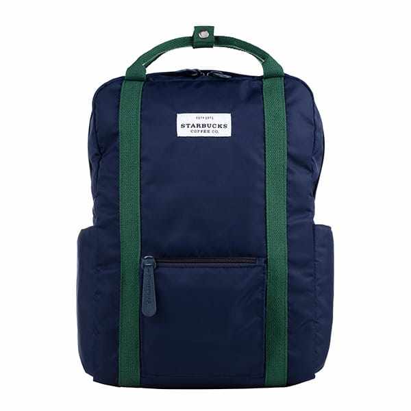 No Taiwan Starbucks Light Travel Backpack Blue