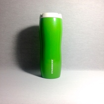 Not Taiwan Starbucks 16oz spring green stainless steel thermos cup
