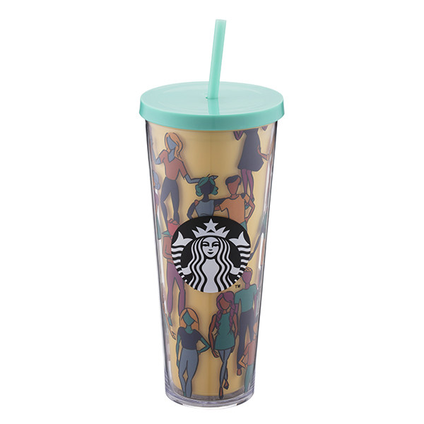 No Taiwan Starbucks 24oz PEOPLE Togo Cold Water Cup