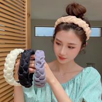 100 Ride Out of the Department Hair Stirrup High Cranial Top Mesh Yarn Pressure Haircut Hair Curette Temperament Broadside Women Summer Hair Bale Hair Dressing