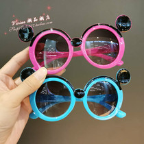 Hong Kong children sunglasses male and female child sunglasses kid anti-UV fashion baby cartoon sunglasses