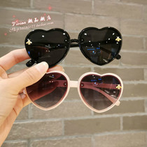 Hong Kong children sunglasses girl cute loving frame baby sunglasses boy anti-UV sunglasses