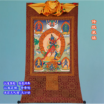 3 sizes to choose the winning music King Kong exquisite gold thread cloth printed thangka super clear Buddha painting image on the music King Kong