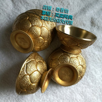 1 set of 7 eight auspicious seven bowls for exquisite Lotus pure copper seven eight bowls water supply bowls seven water supply cups