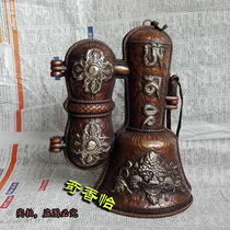 Hand-made Nepal Copper King Kong bell copper sleeve Pure copper hand-rattled bell protective sleeve large protective cover