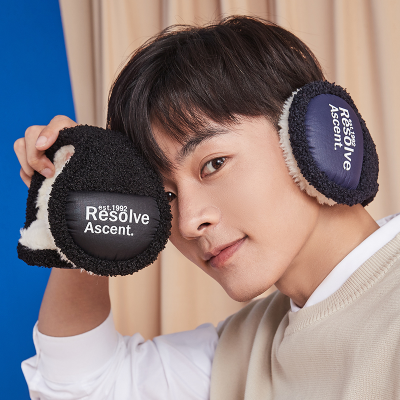 Ear cover warm winter male and female ear bag Han version 100 hitch minimalist student winter riding bike neutral windproof ear cover