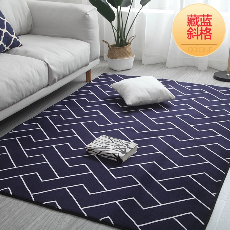 Bắc Âu san hô nhung thảm phòng khách sofa thảm phòng ngủ đầy đủ thảm đầu giường mat cửa sổ đệm - Thảm thảm văn phòng