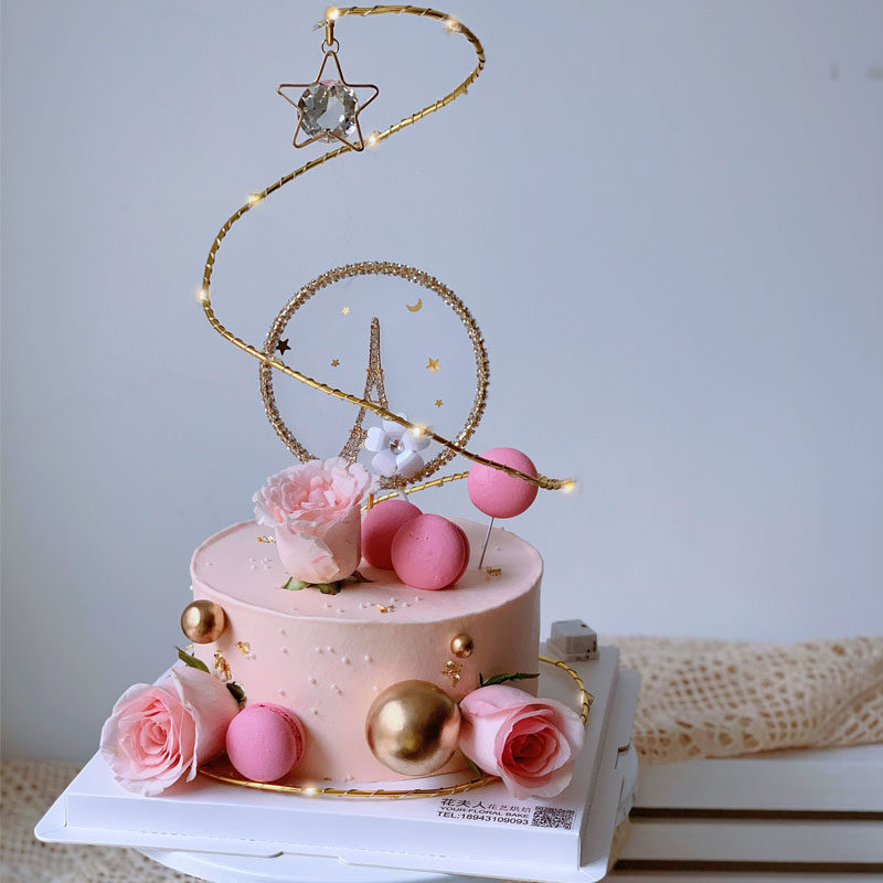 Valentine's Day Animal Cream New Queen Net Red Wishing Star Birthday Cake Girl Heart Changchun Same City Delivery