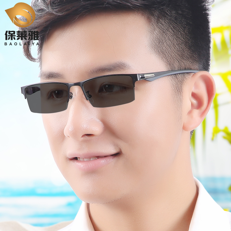 变色老花镜男远近两用高档品牌智可以德国变焦正品老光眼镜高清进口