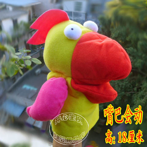 Mouth will move swiftlet small bird hand Puppet magpie 1 4 inches sleeve wrench Birds hands Puppets Puppet Occasional Prop Original Single