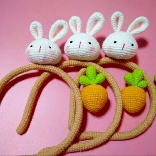 Hot selling rabbit Luo Turnip Hair Stirruple Pendant Diagrams Decontrol Dolls Fig. Cute Diy Non Finished Film No Film