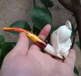 Турецкий Рейс естественный оригинальный моревой пузырь мастер ручной работы Судан Король Специальный снежинка Маленький дым борьба