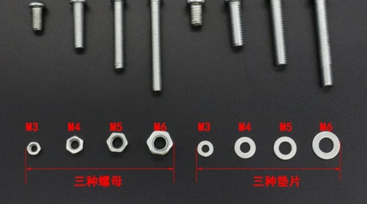 đinh tán inox Fastener Vít gỗ Vít Nhà nhỏ Phần cứng Hộp Nut Vít Gasket M3M4M5M6 Kích thước hoàn chỉnh đinh tán thép