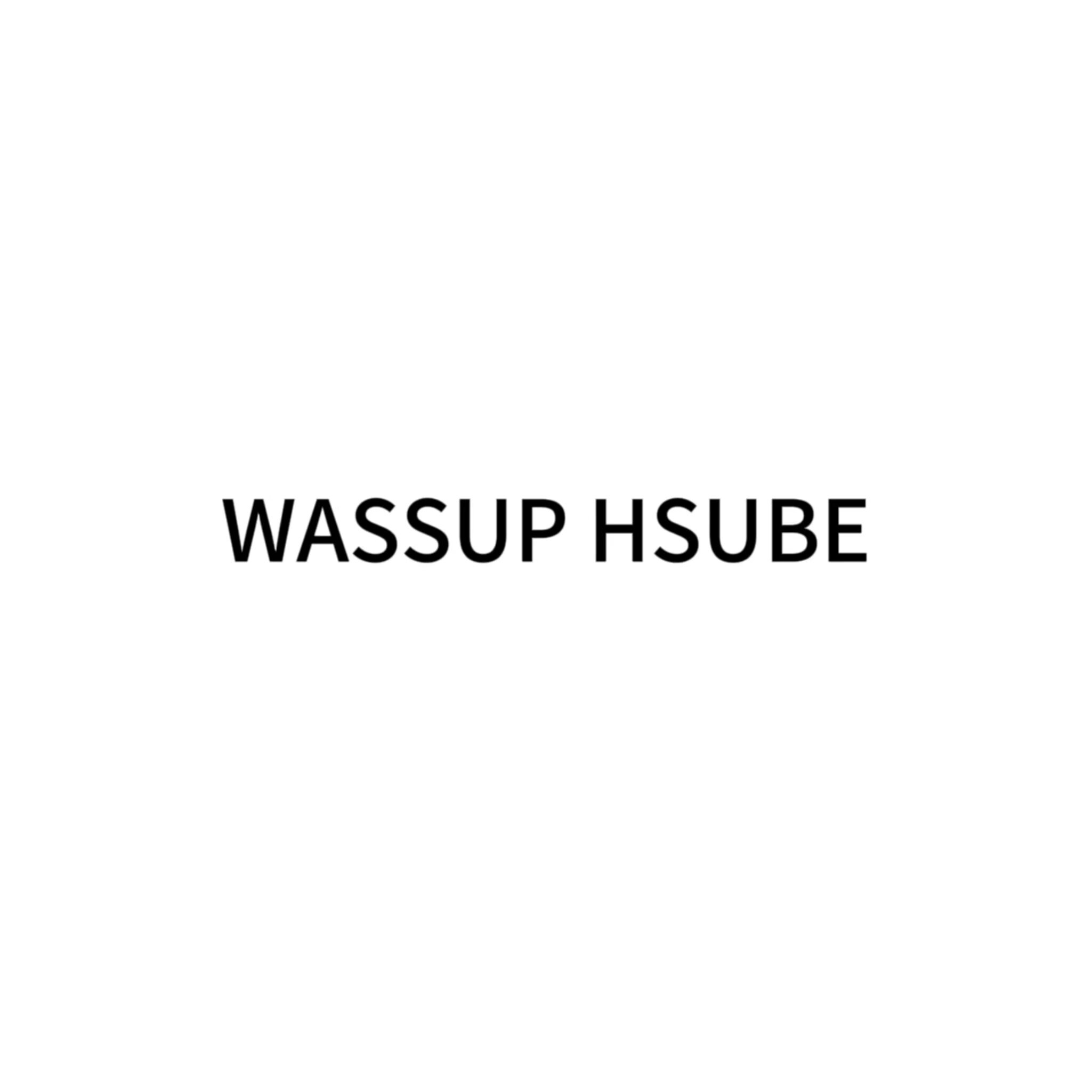 WASSUP HSUBE国潮
