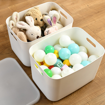 Wardrobe clothes storage box artifact snacks toy storage box plastic with lid storage box
