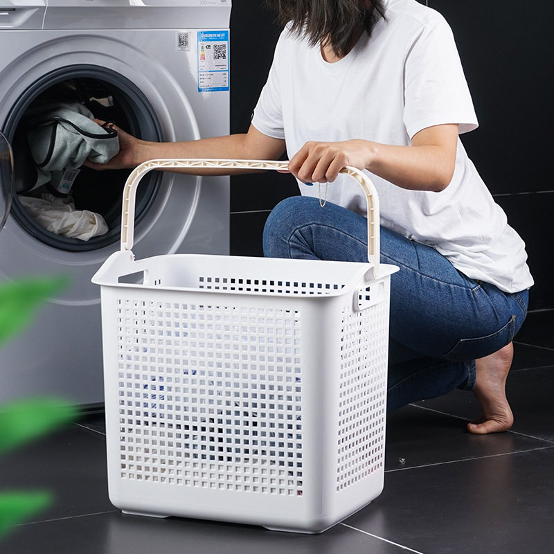Dirty clothes storage basket Dirty clothes basket Dirty clothes basket Household artifact laundry basket Lou dressing room basket for clothes