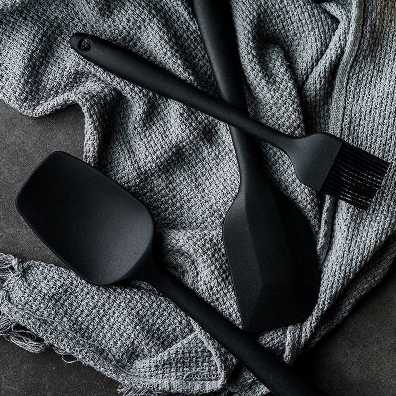 Snowflake Crisp Cake Supplies Silicone Baking Tool Scraper Complete Shovel Brush Basil Brush Basil Knife Three Sets