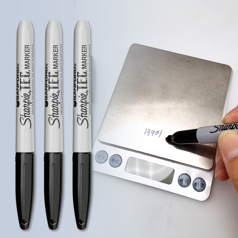 Sanfu low chlorine mark pen TEC certified sharpie 13401 black halogen-free space low corrosion mark pen