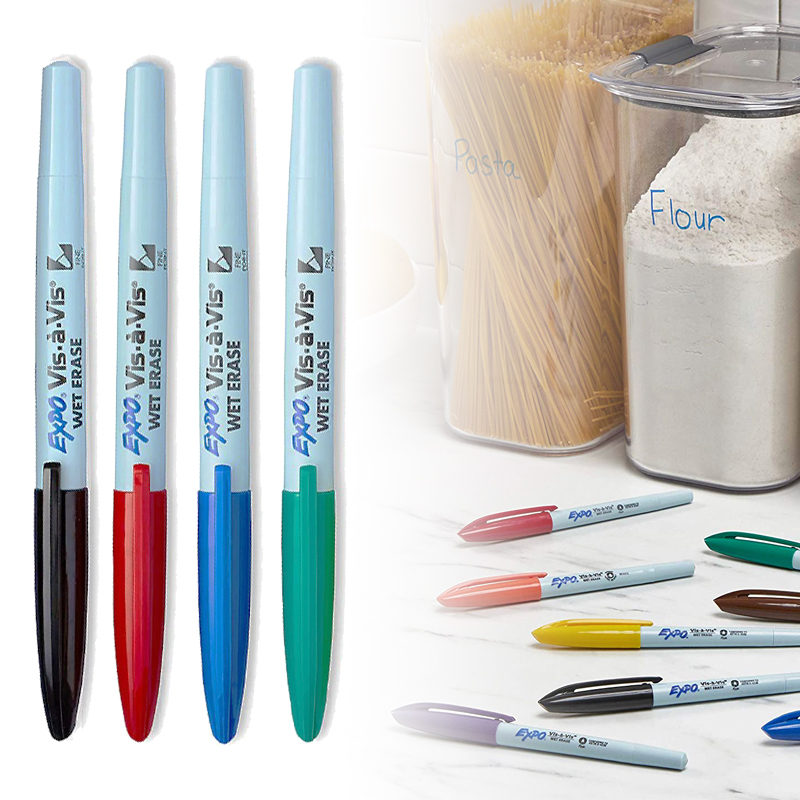Sanfu marker pen EXPO16001 water-soluble pen environmental protection water-based pen film pen 0 7MM erasable water-based marker pen